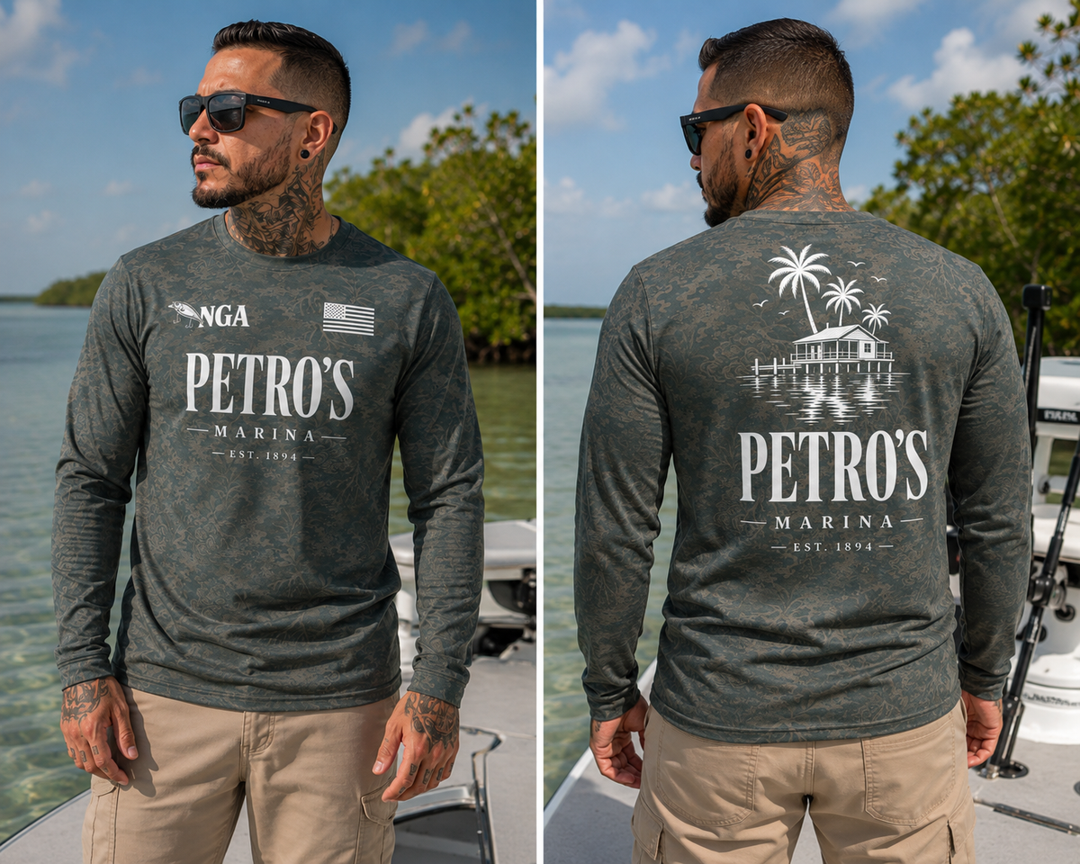 Petro Mangrove Florida Camo Long Sleeve Shirt