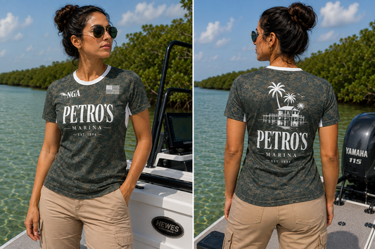 Petro Mangrove Florida Camo Women's T-shirt